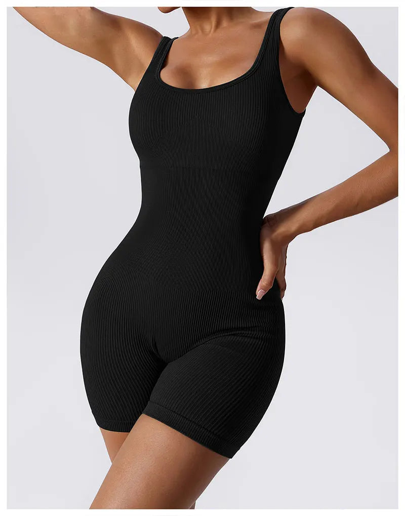 CoreSculpt Seamless One-Piece Jumpsuit – seamless fitness activewear
